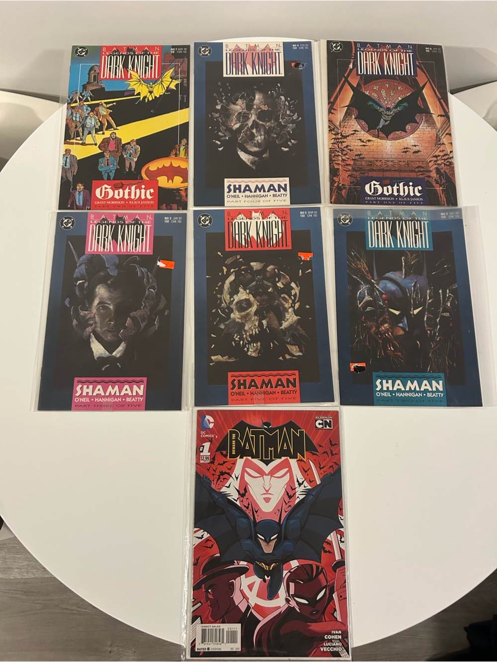 Batman & Dark Knight Comic Lot - 7 Comics
